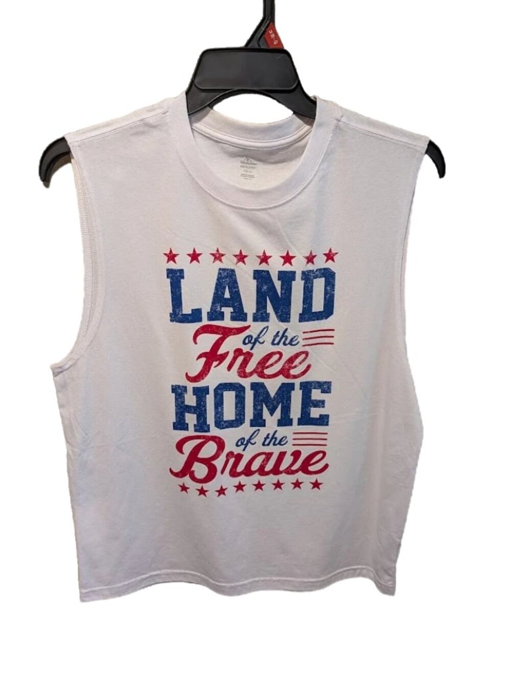 Way to Celebrate Men's 4th of July Muscle Tank (Medium)